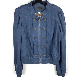 Anthropologie Idra Deni Corduroy Bomber Jacket